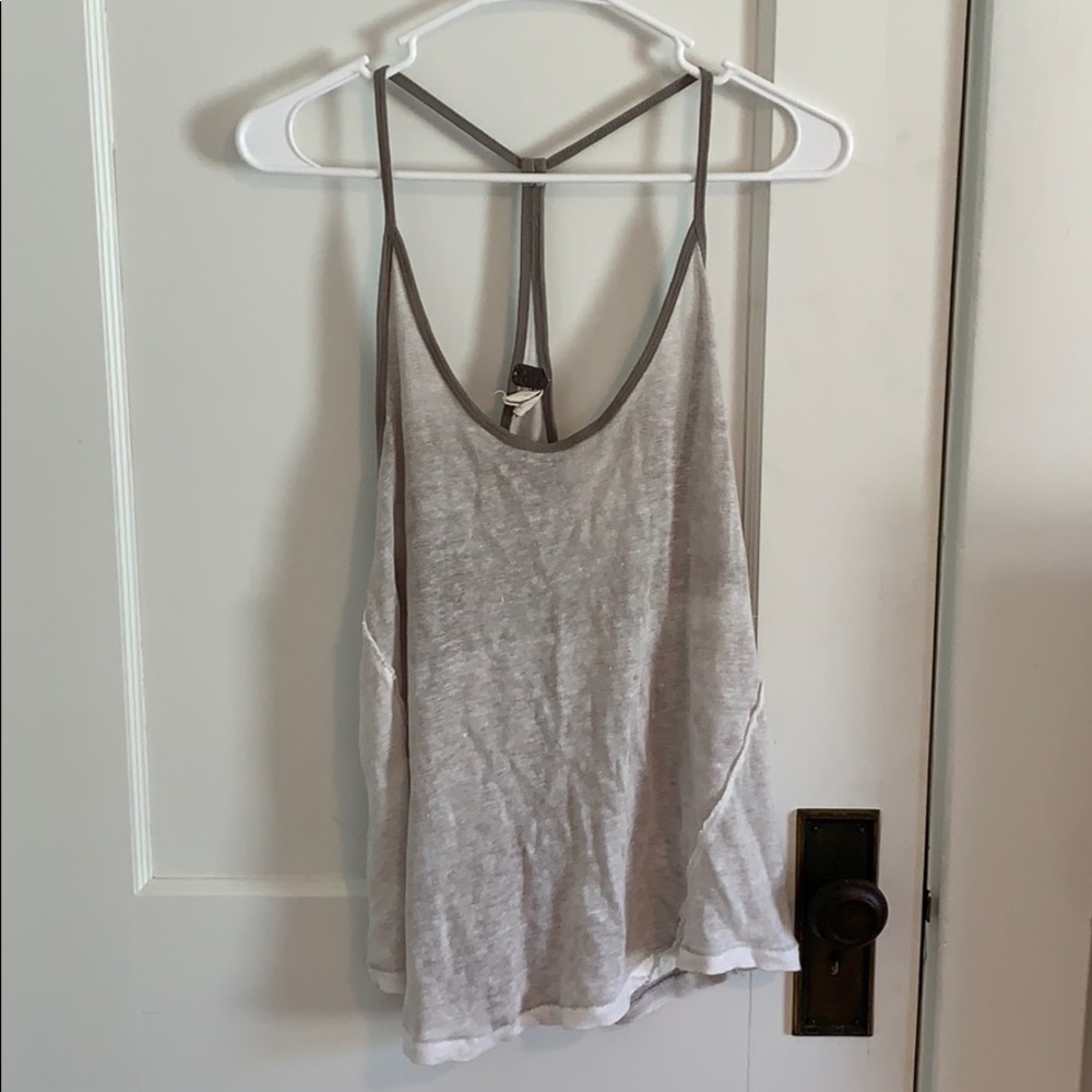 Free People spaghetti strap tank top, pale green
